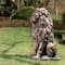 Glitzhome&#xAE; 21&#x22; Guardian Sitting Lion Statue